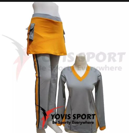Pakaian Olahraga / Pakaian Senam Yovis Sport Polos