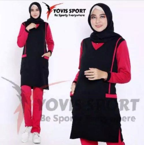 Pakaian Olahraga / Pakaian Senam Yovis Sport Tunik