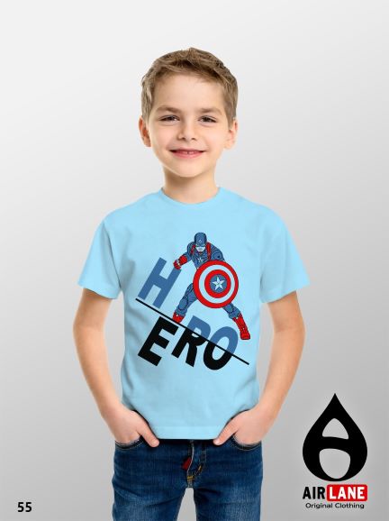 Pakaian Anak Kaos Anak Karakter Captain America