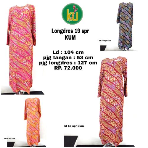 Batik Kencana Ungu / Longdress 19 SPR KUM