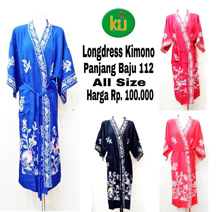 Batik Kencana Ungu / Longdress Kimono