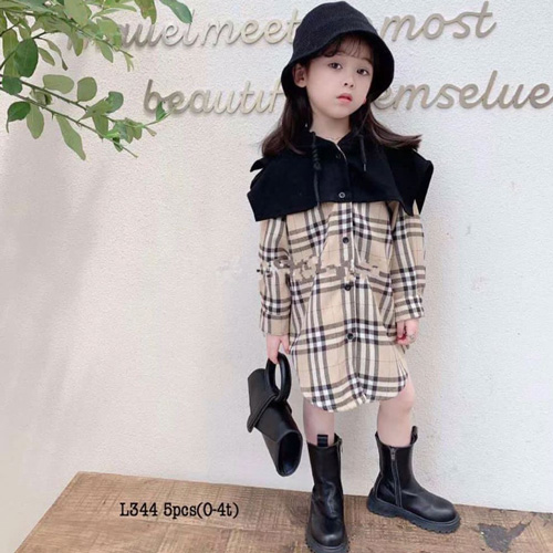 Pakaian Anak Mini Dress Hoodie