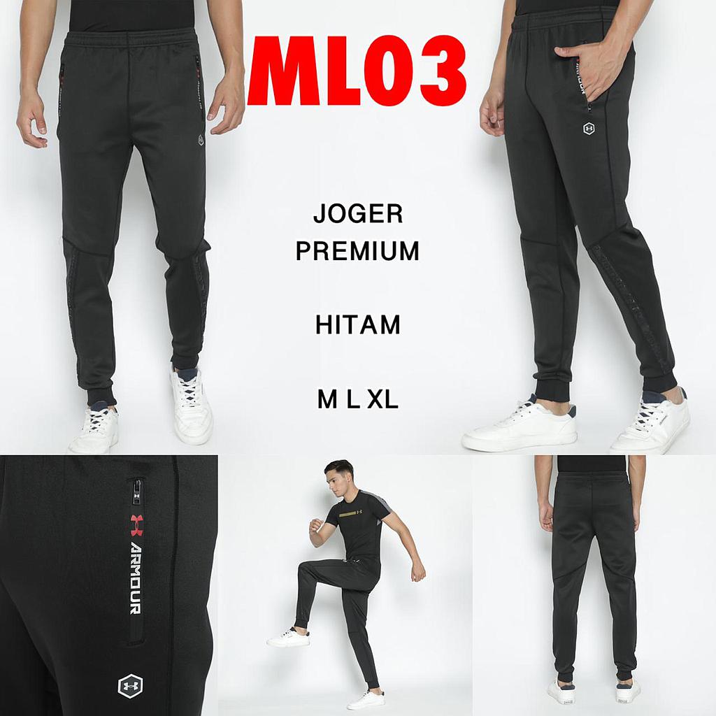 Pakaian Olahraga Celana Panjang Joger Premium ML03