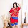Baju Tidur Stelan Celana Pendek Batik Unggul Jaya