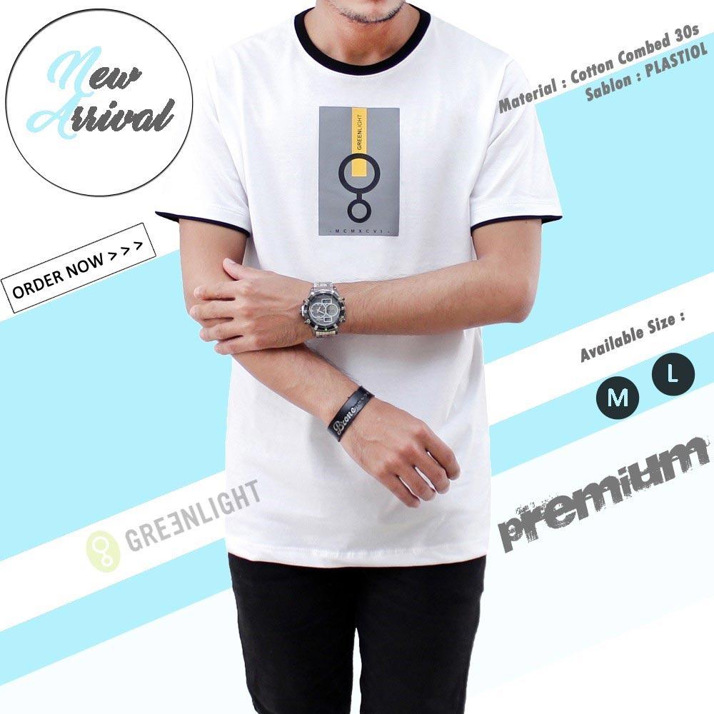 Kaos Oblong Pria