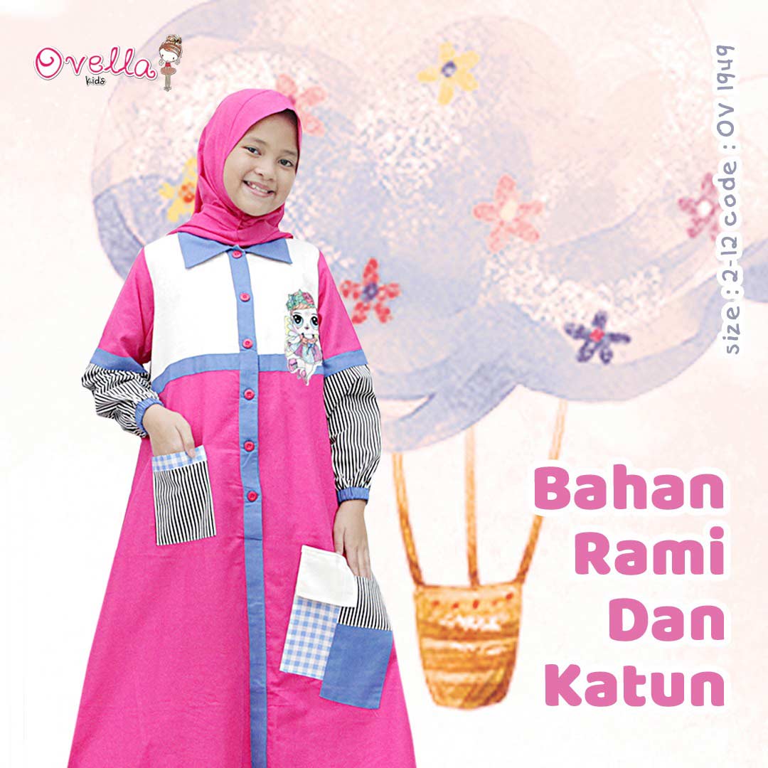 Baju Muslim Anak Ovella ( Aghni )