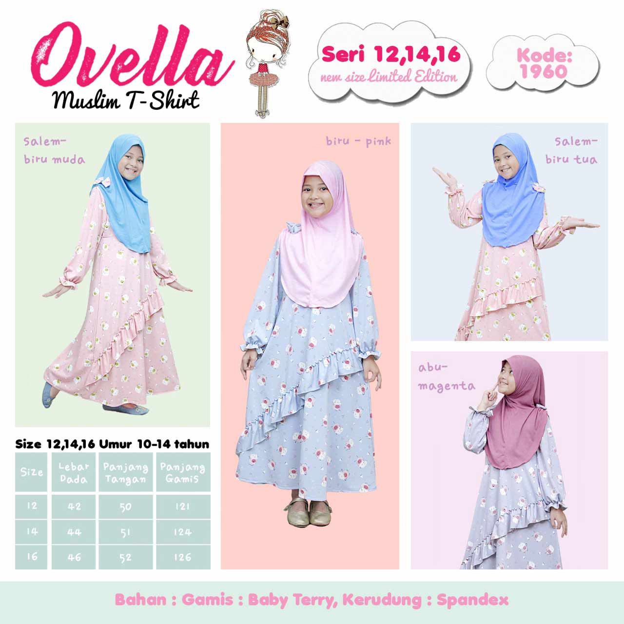 Baju Muslim Anak Ovella
