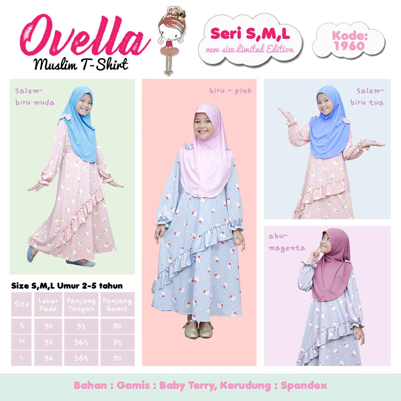Baju Muslim Anak Ovella