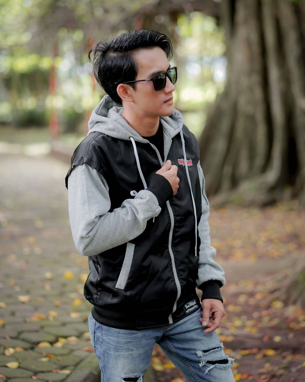 Jaket Bomber Hoodie Ori BJL Kombinasi
