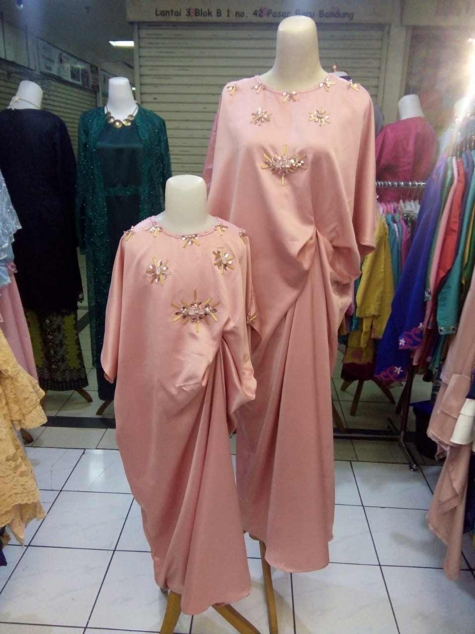 Gamis /  Kaftan Mom&amp;Kids Manik Serut