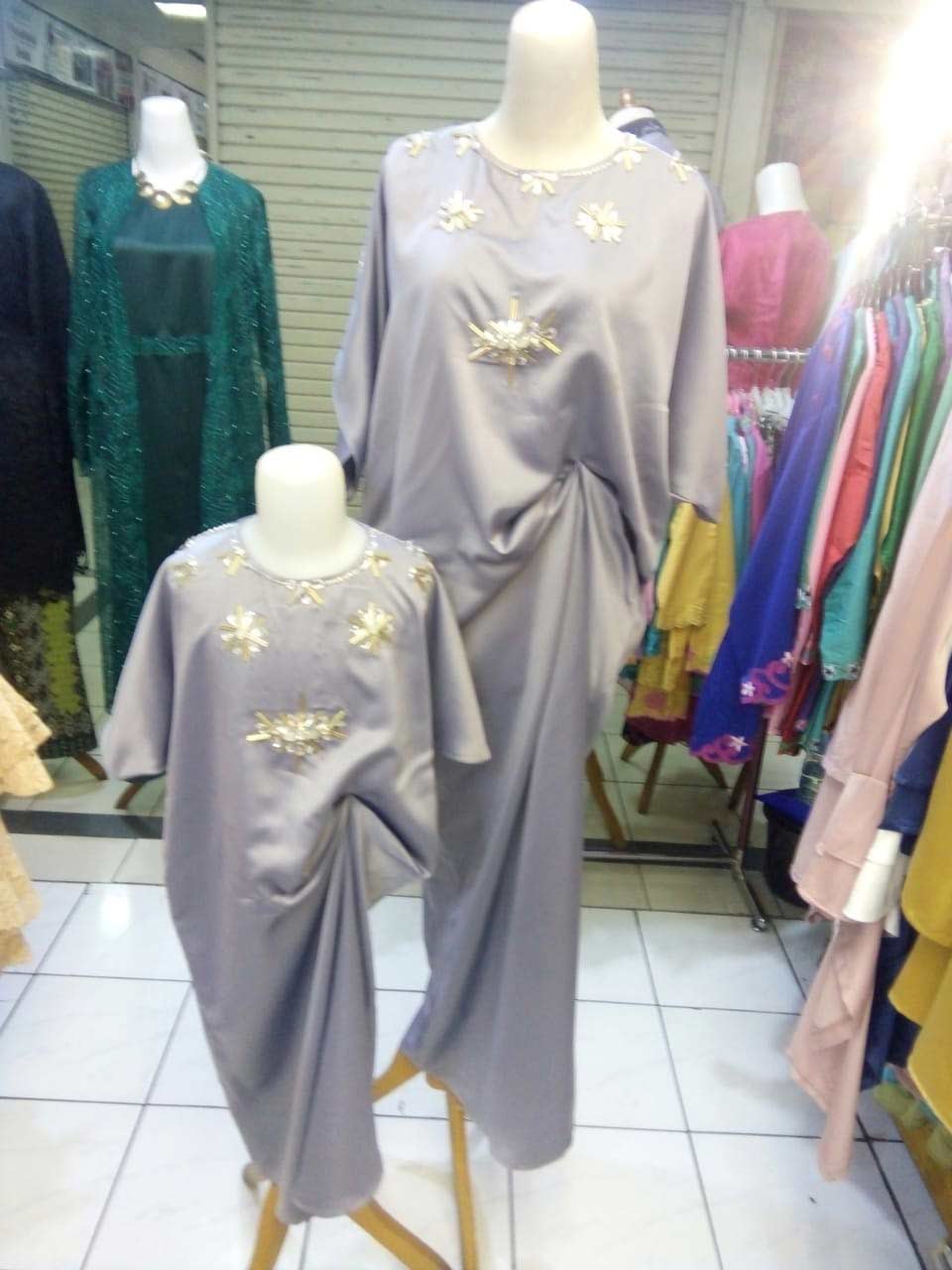 Gamis /  Kaftan Mom&amp;Kids Manik Serut