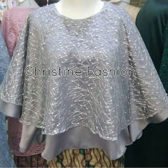 Atasan / Kebaya Bet Wing Umpak Kombinasi Tile 3D