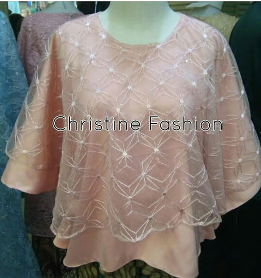Atasan / Kebaya Bet Wing Umpak Kombinasi Tile 3D