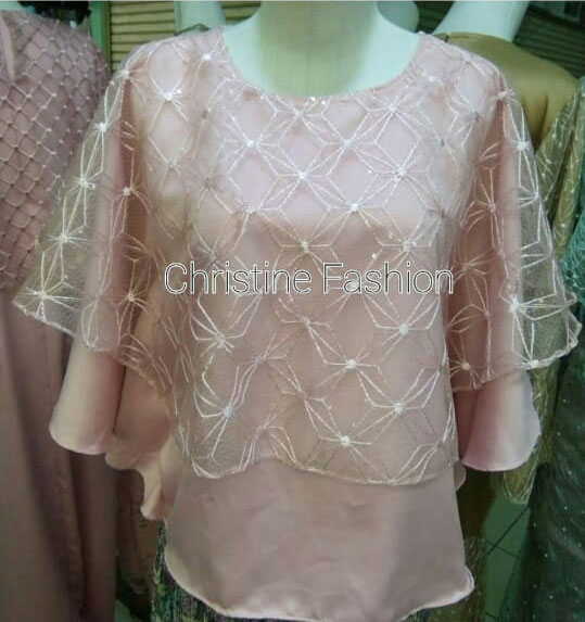 Atasan / Kebaya Bet Wing Umpak Kombinasi Tile 3D