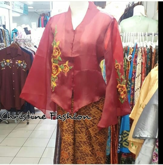 Atasan / Kebaya Encim Bordir Pinggir