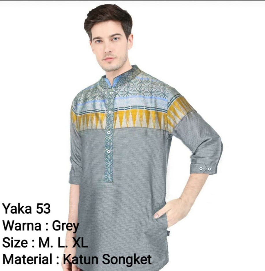 Baju Koko / Kurta Yaka Lengan 3/4