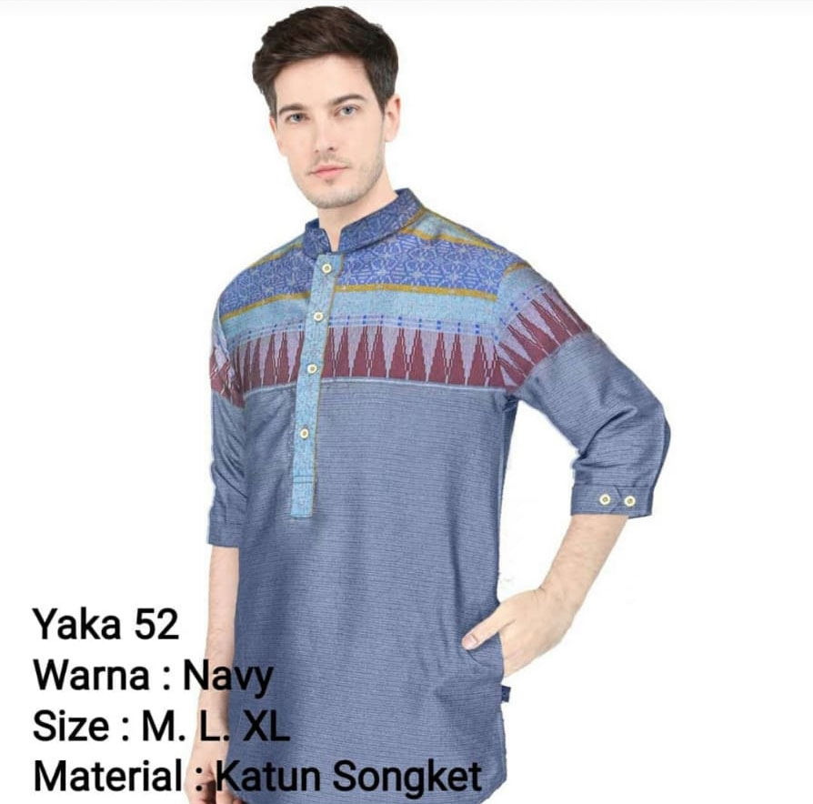 Baju Koko / Kurta Yaka Lengan 3/4