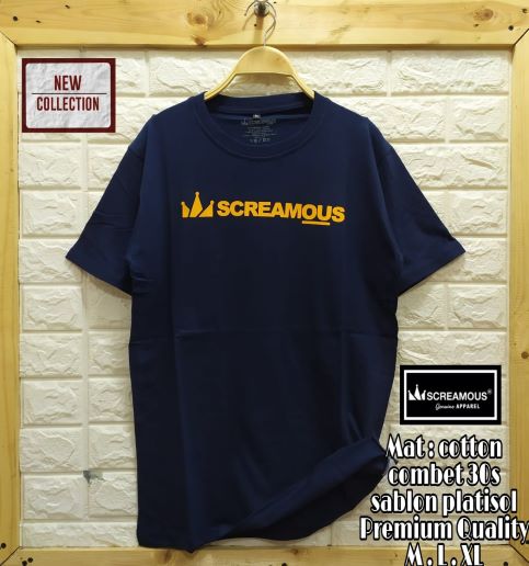 Atasan Kaos Screamous