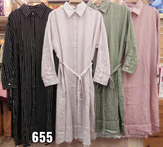 Atasan Tunik Salur Planet Fashion 655