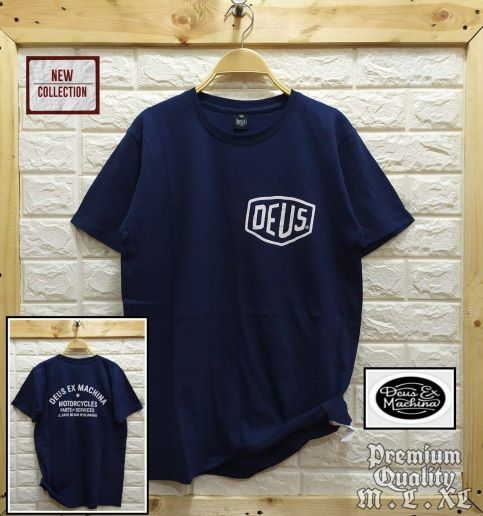 Pakaian Pria Kaos Oblong Katun Kombed 30s Gbr2