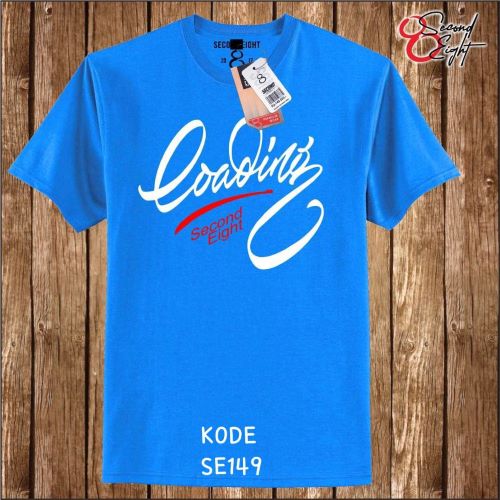 Pakaian Pria Kaos Oblong Katun Combad 30s Second Eight Gbr 5