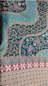 Kain Batik Meteran Bahan Semi Sutra