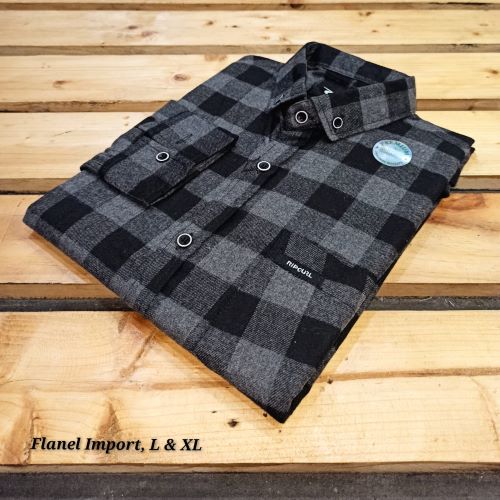 Pakaian Pria Kemeja Flanel Import Gbr 1