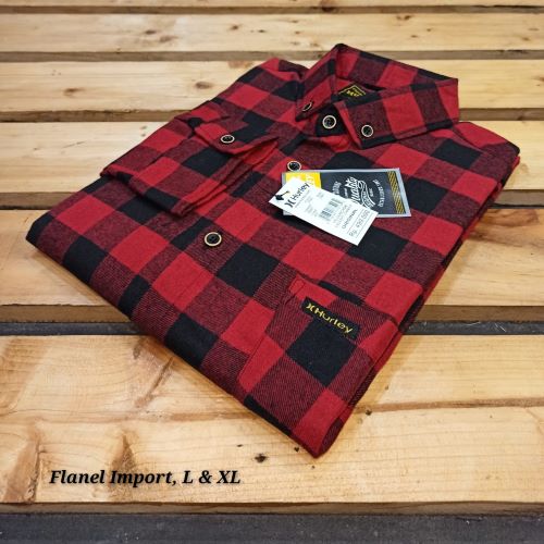 Pakaian Pria Kemeja Flanel Import Gbr 1