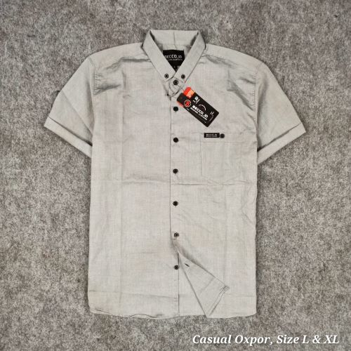 Pakaian Pria Kemeja Casual Polos