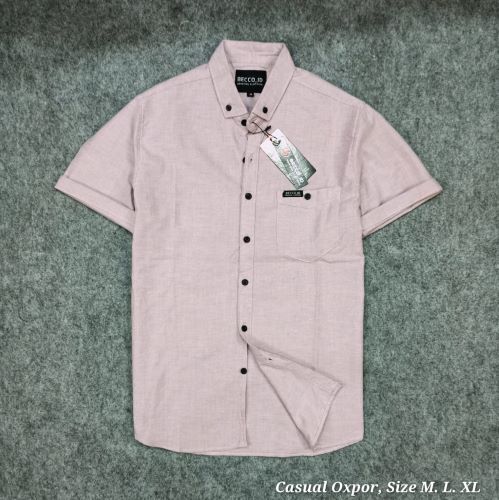 Pakaian Pria Kemeja Casual Polos