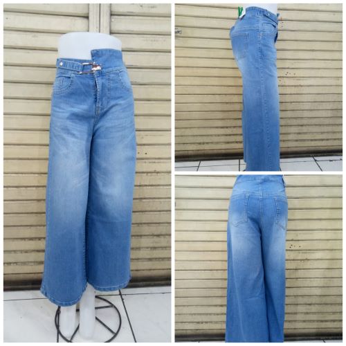 Pakaian Wanita Celana Jeans Kulot