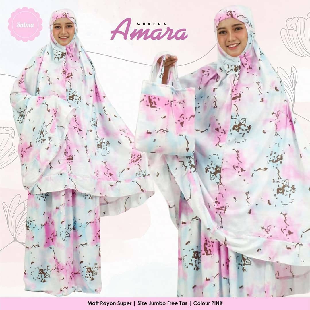 Busana Muslim Wanita Mukena Amara Tie Dye