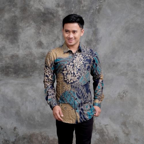 Kemeja Batik Pria Lengan Panjang Nazwa 3