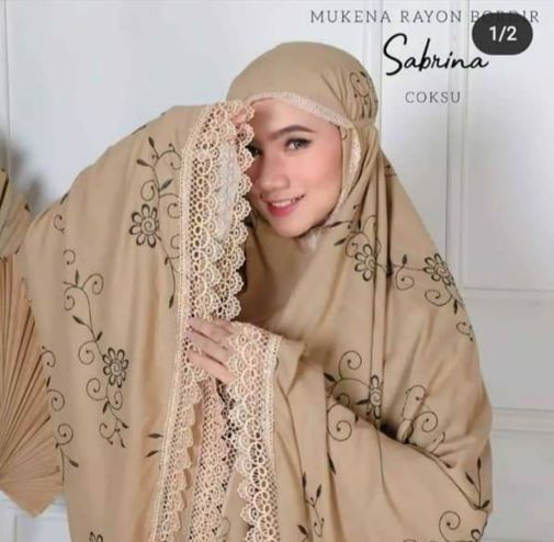 Mukena Rayon Bordir Sabrina