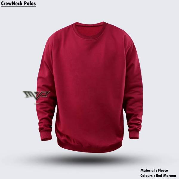 Sweater/crewneck polos bahan fleece