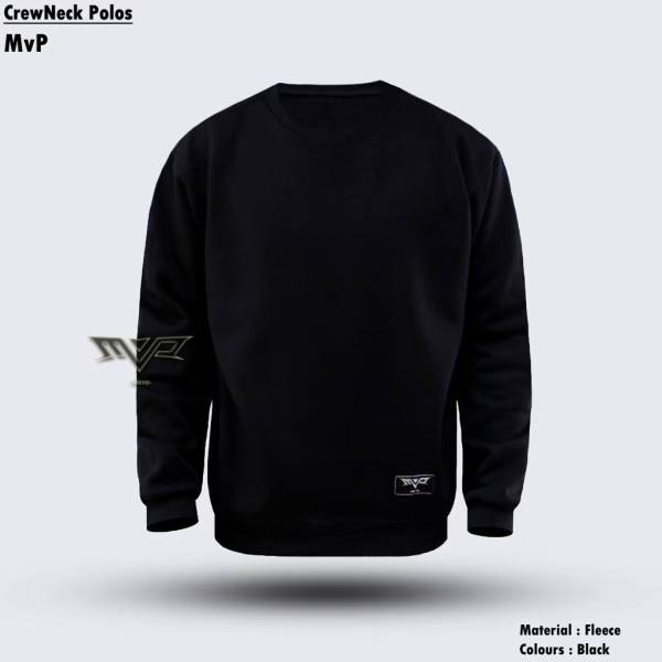 Sweater/crewneck polos bahan fleece