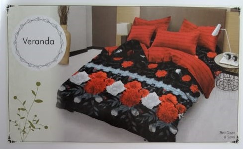 Bed Cover Set Lady Rose King Size