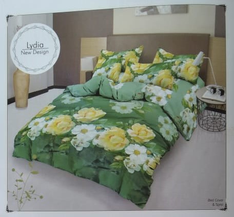 Bed Cover Set Lady Rose King Size