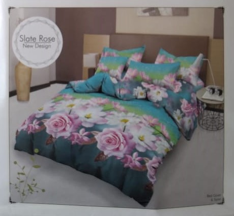 Bed Cover Set Lady Rose King Size