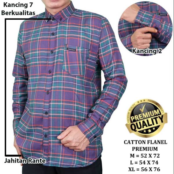 Kemeja Flanel Premium