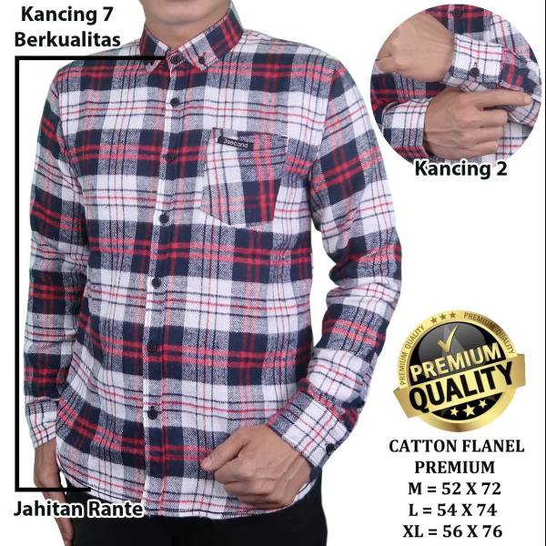 Kemeja Flanel Premium