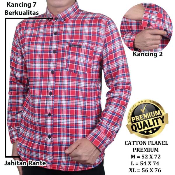 Kemeja Flanel Premium