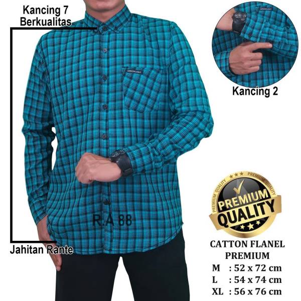 Kemeja Flanel Premium