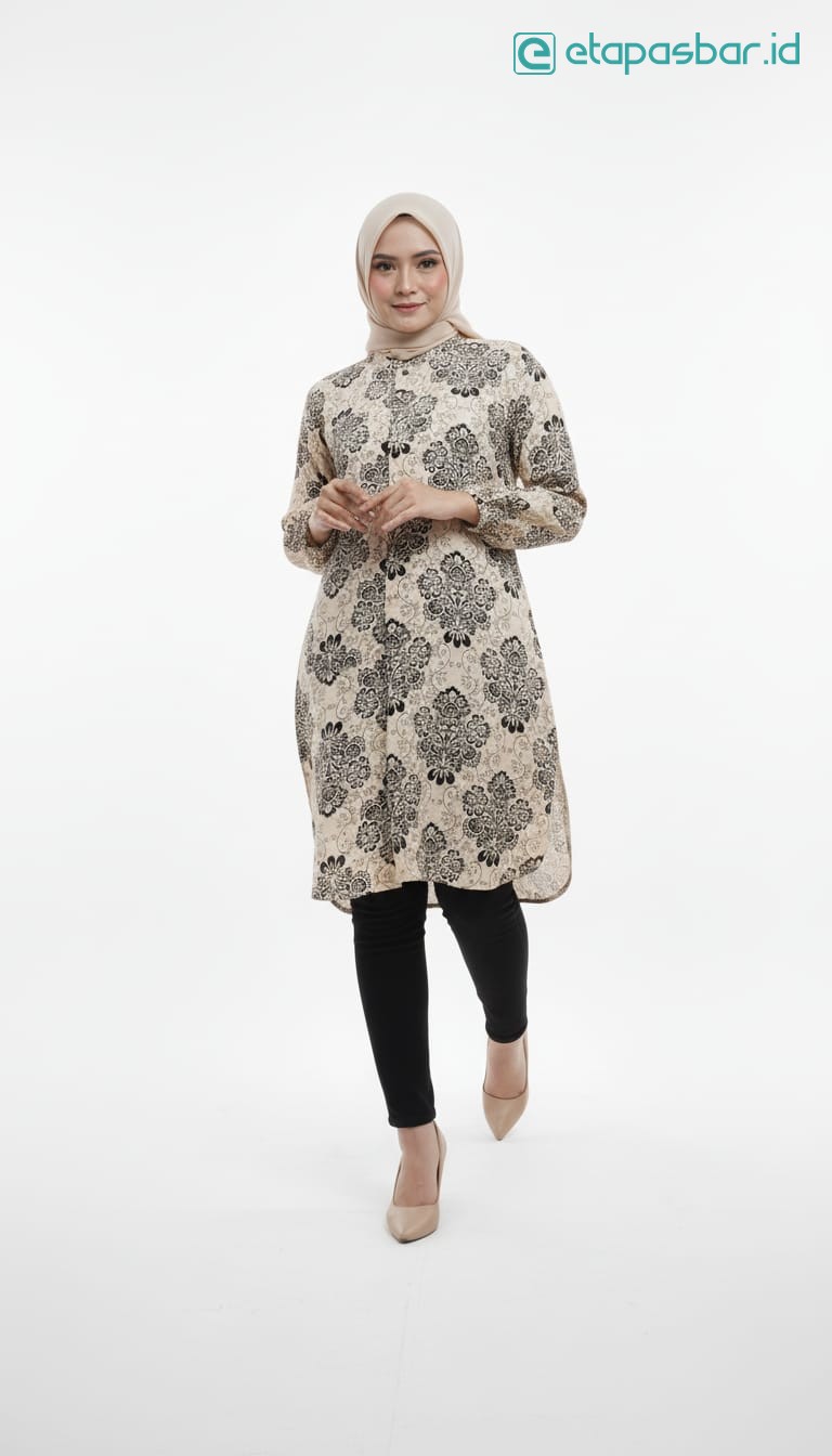 Tunik Damask - Krem 2