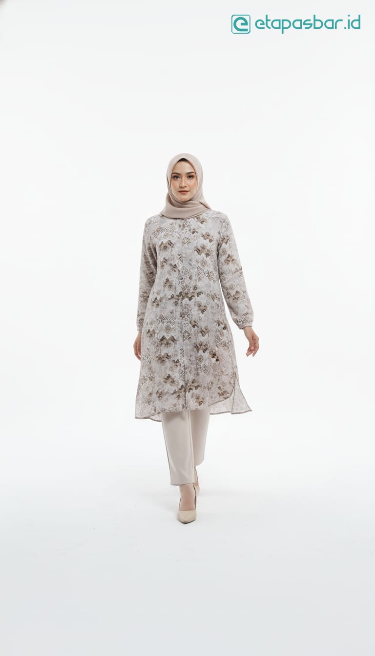 Tunik Etnik - Taupe