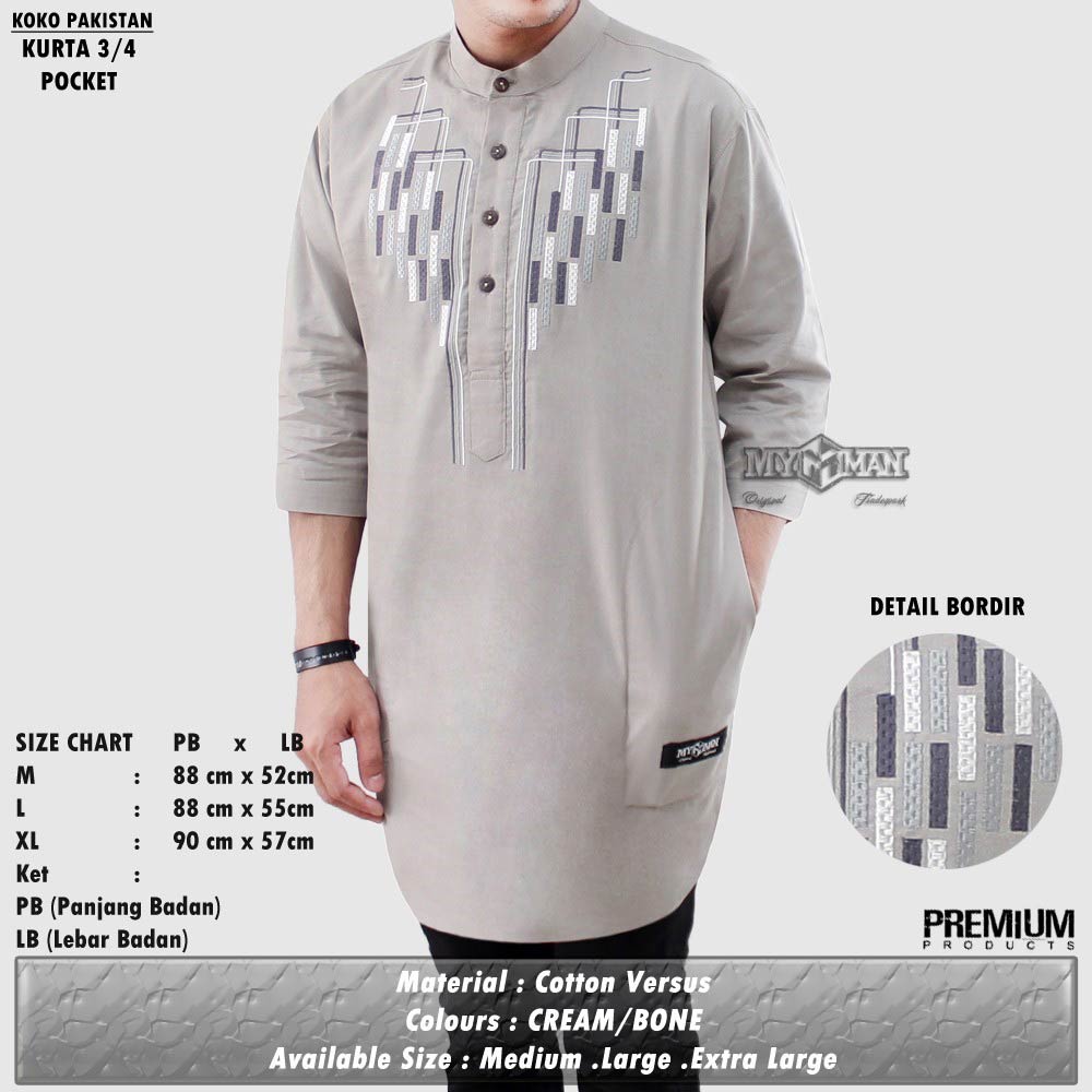 Koko Pakistan Kurta 3/4
