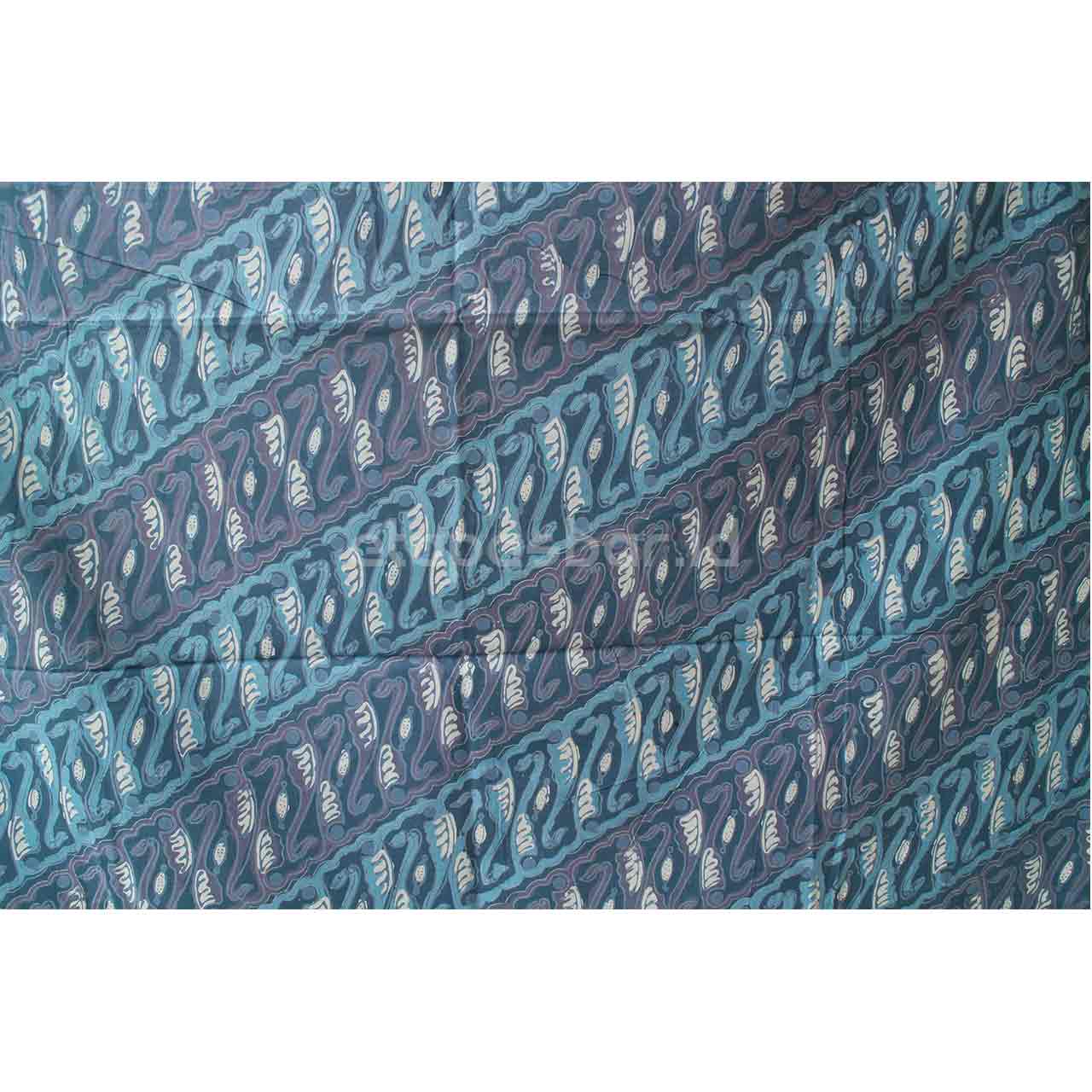 Kain Batik Rengganis Parang Silang Biru