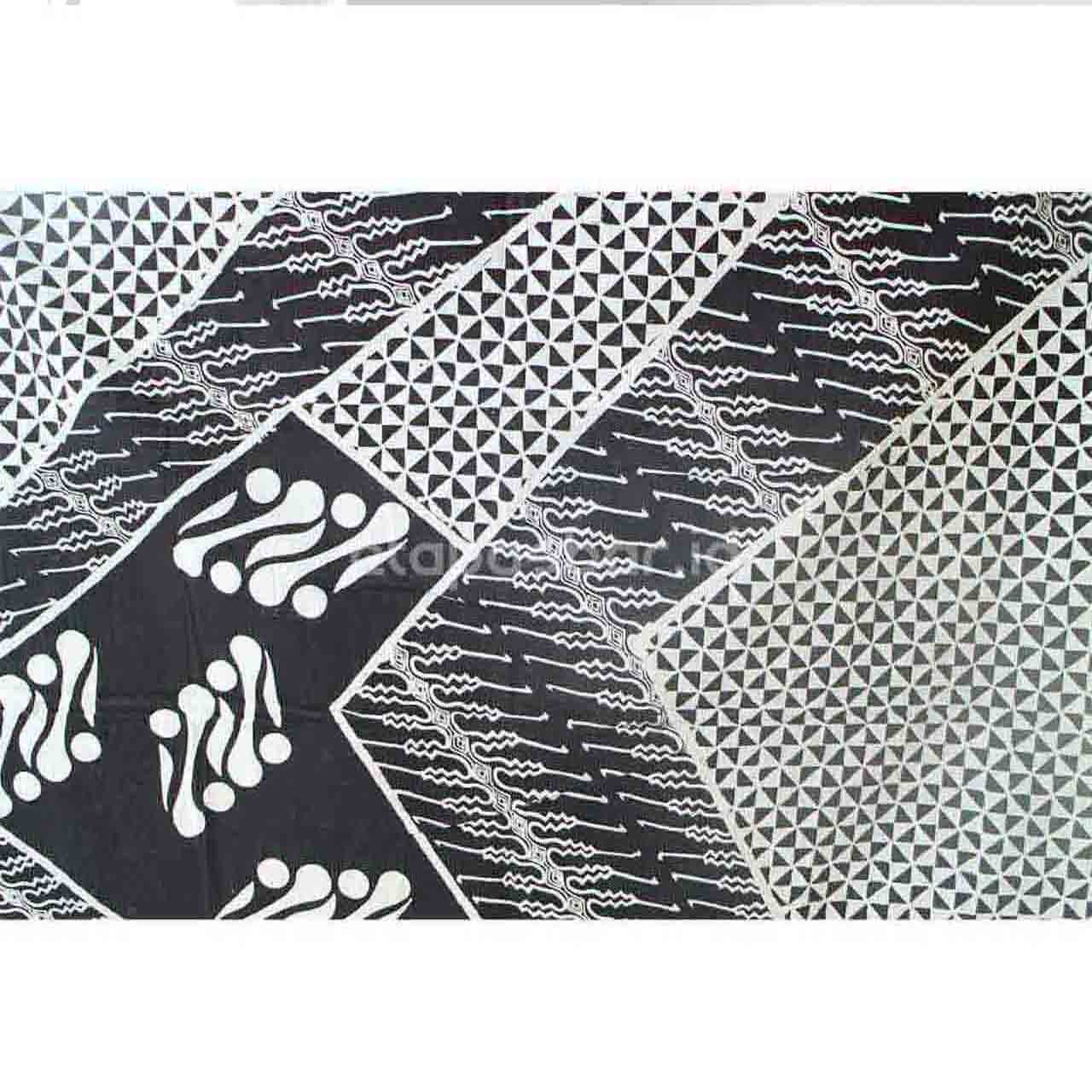 Kain Batik Rengganis Sogan Monochrome