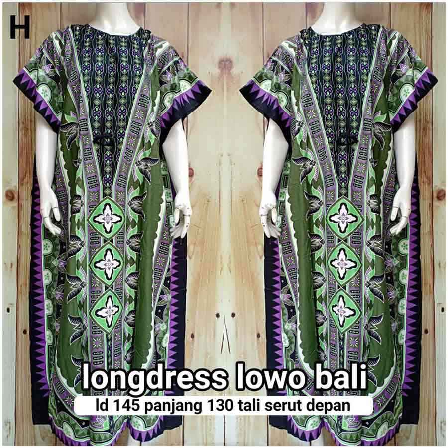 Longdress Lowo / Daster Kelelawar Motif 4