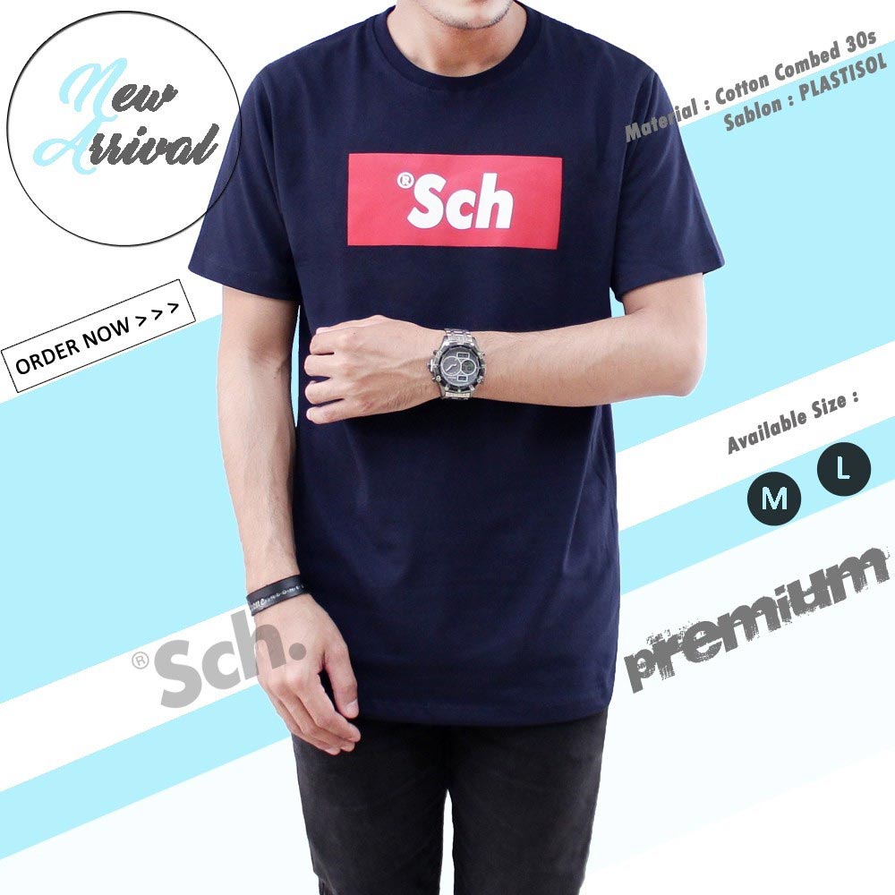 Kaos Oblong Pria SCH